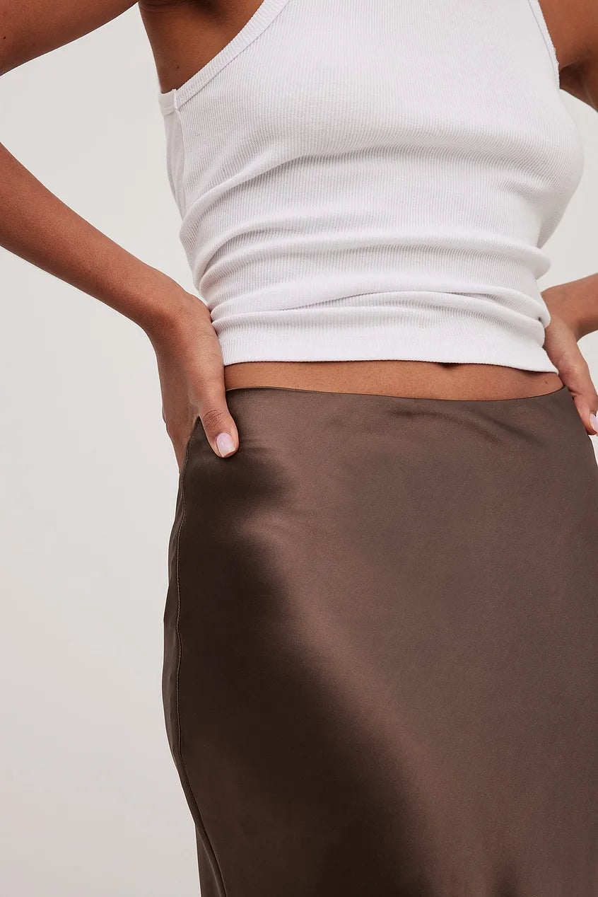 Satijnen Midirok Dames – Tijdloze Elegantie en Comfort
