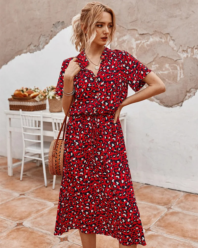 Luchtige Zomerjurk met Print – Comfortabel & Stijlvol