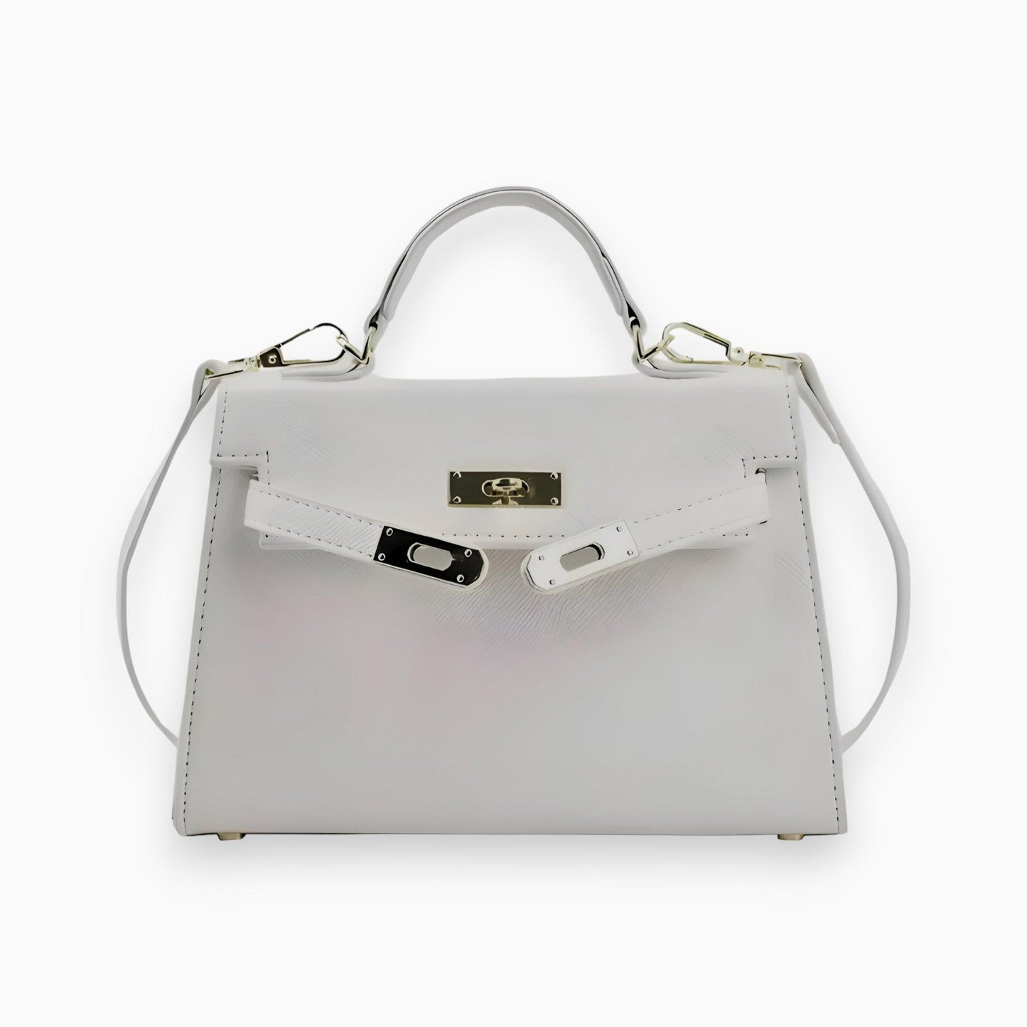 Luxe Dames Handtas met Metalen Sluiting