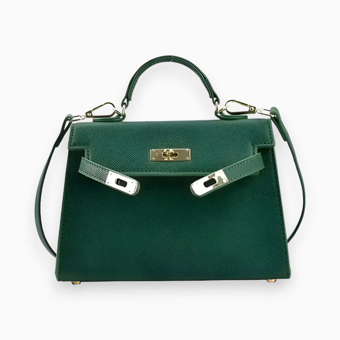Luxe Dames Handtas met Metalen Sluiting