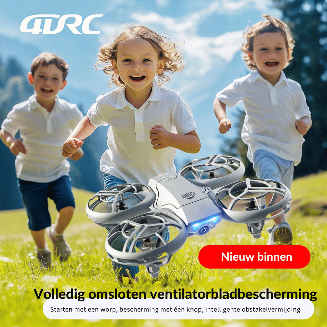 V8 Mini Drone met 4K HD Camera – WiFi & Automatische Hoogtefunctie