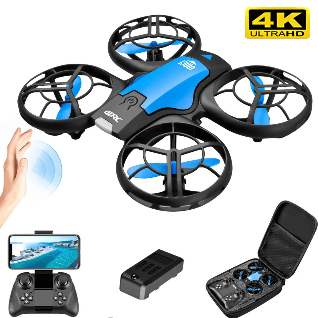 V8 Mini Drone met 4K HD Camera – WiFi & Automatische Hoogtefunctie