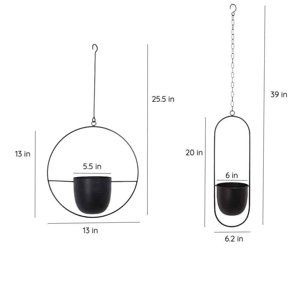 Wand Plantenhouder Metaal – Modern Design voor Binnen