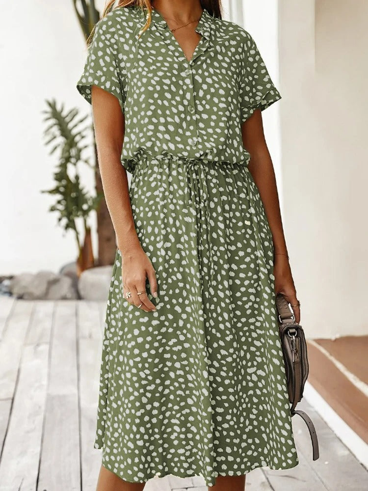 Luchtige Zomerjurk met Print – Comfortabel & Stijlvol