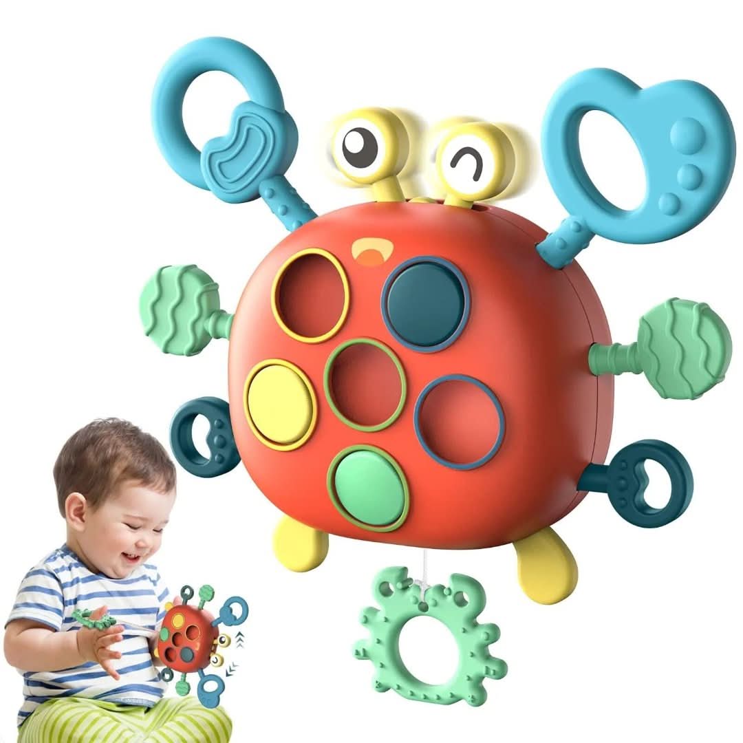 Sensorische Krab – Bewegend Speelgoed voor Baby’s en Peuters