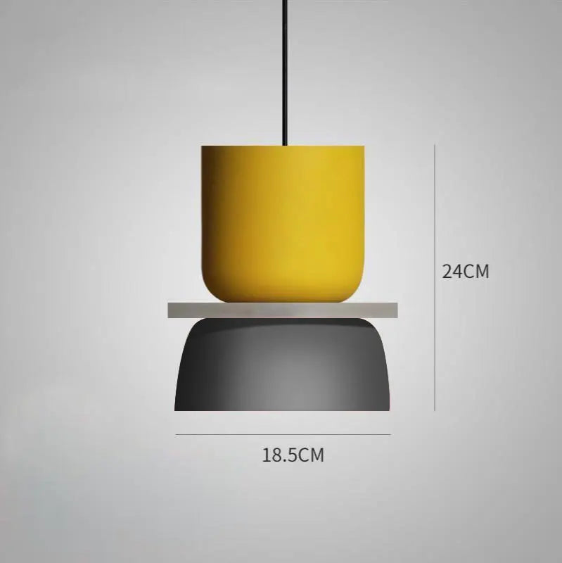 Scandinavische Hanglamp in Pasteltinten