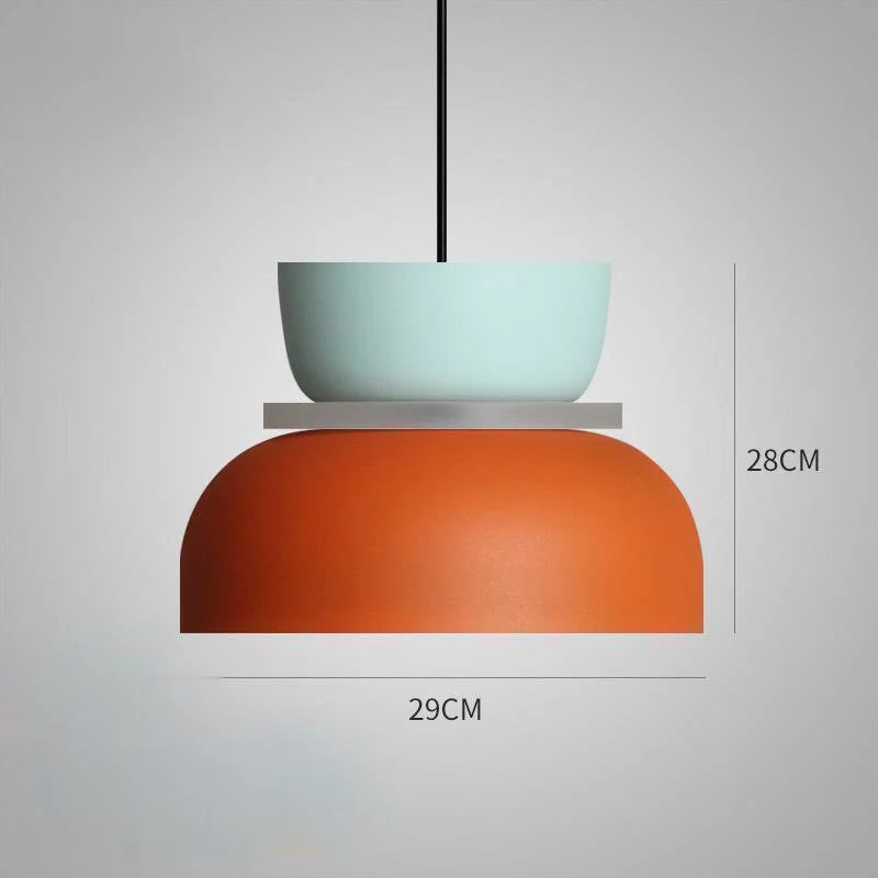 Scandinavische Hanglamp in Pasteltinten