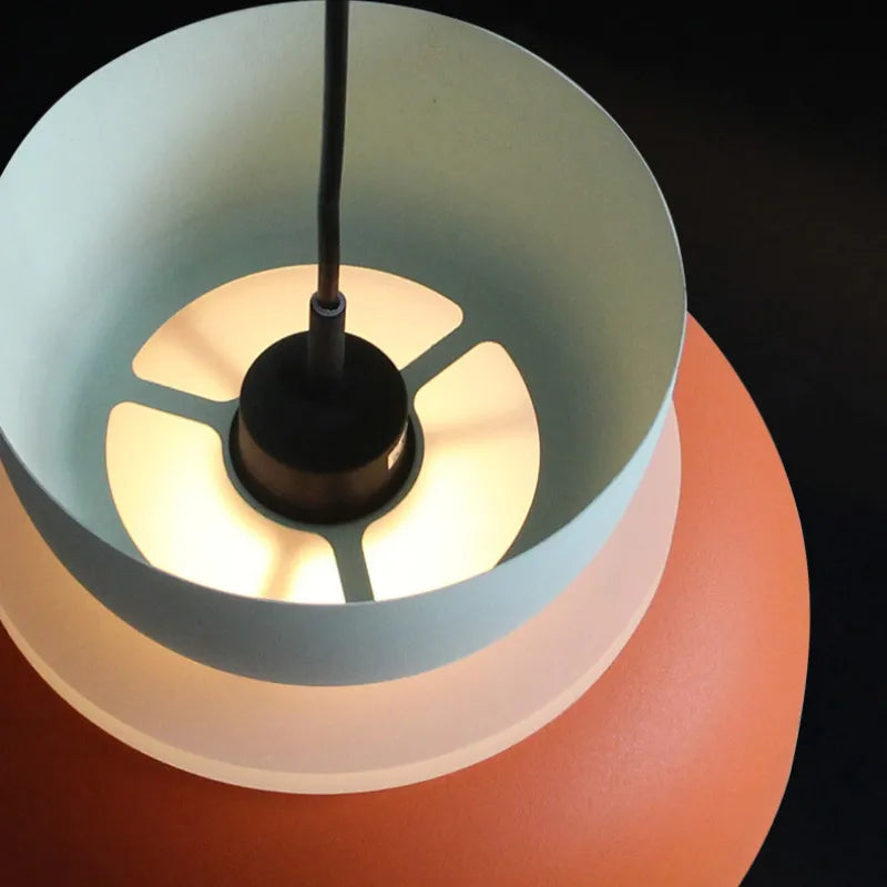 Scandinavische Hanglamp in Pasteltinten