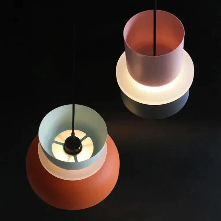 Scandinavische Hanglamp in Pasteltinten