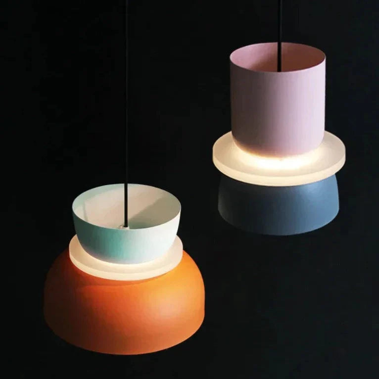 Scandinavische Hanglamp in Pasteltinten