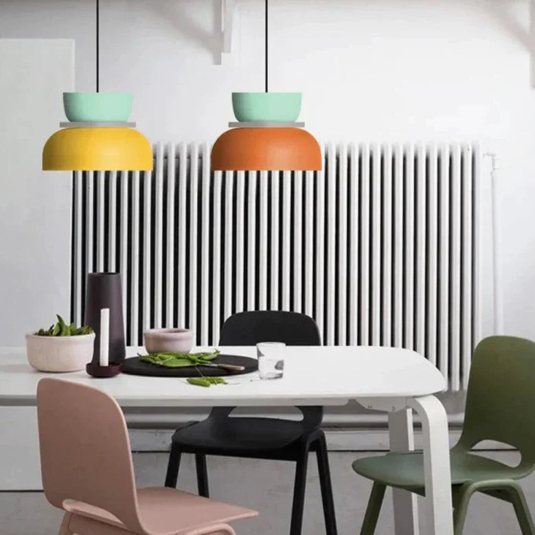 Scandinavische Hanglamp in Pasteltinten