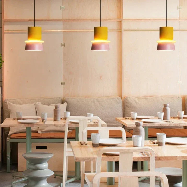 Scandinavische Hanglamp in Pasteltinten