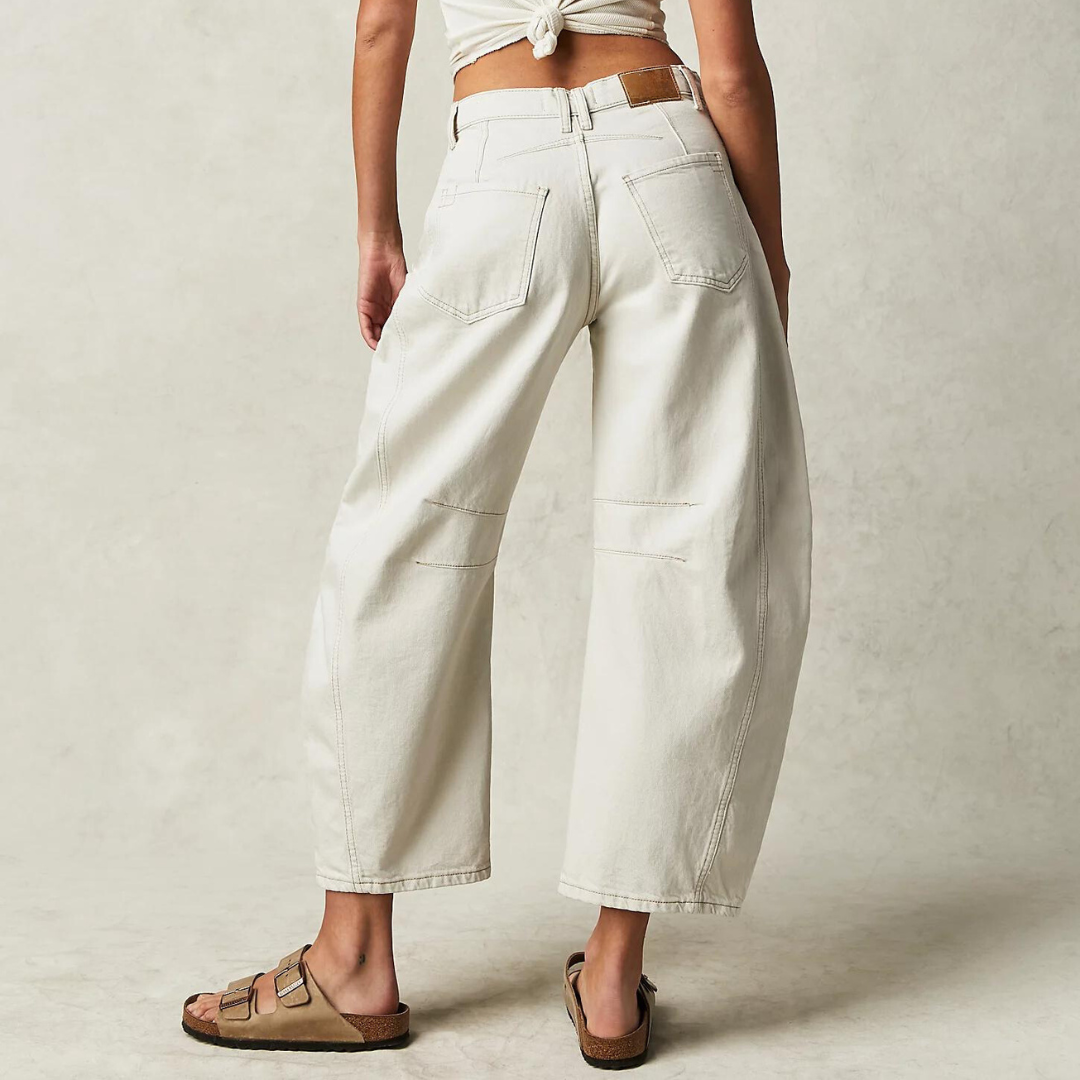 Straight Leg Jeans voor Dames – Losse Pasvorm, Tijdloze Look