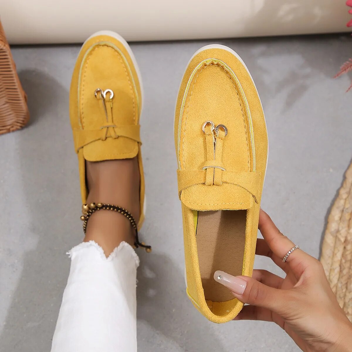 Suède Loafers voor Dames – Comfortabel & Elegant Instapmodel