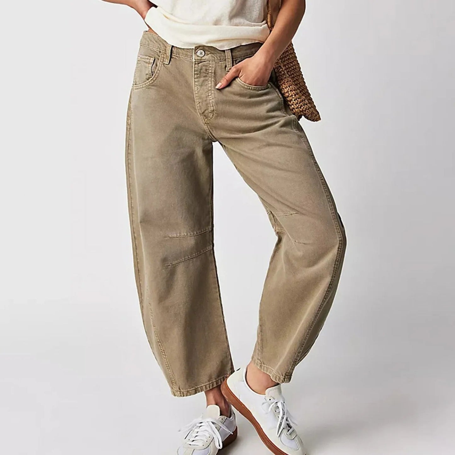 Straight Leg Jeans voor Dames – Losse Pasvorm, Tijdloze Look