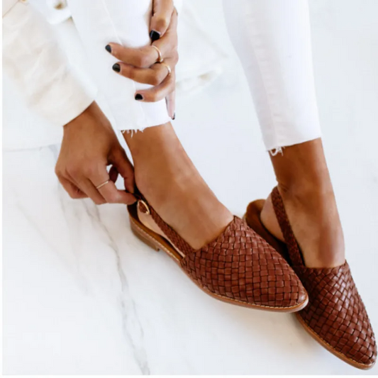 Leren Sandalen met Hak voor Dames – Elegant & Comfortabel