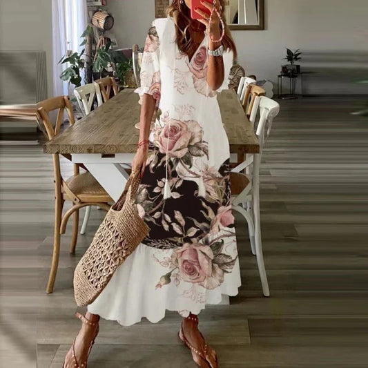 Zomerse Maxi Jurk  – Licht, Luchtig en Stijlvol