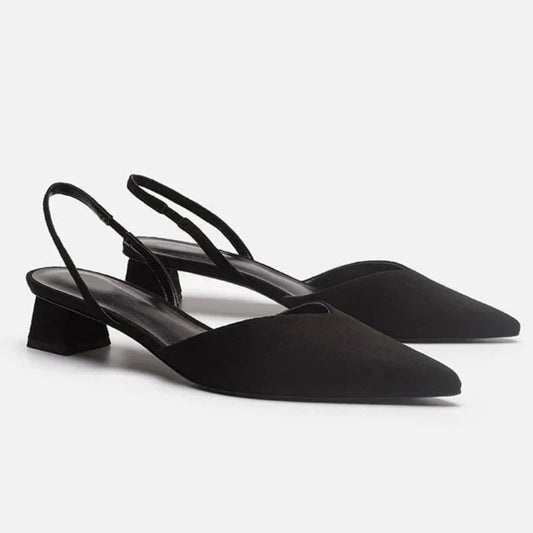 Elegante Slingback Pumps met Lage Hak voor Dames