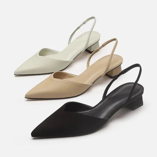 Elegante Slingback Pumps met Lage Hak voor Dames