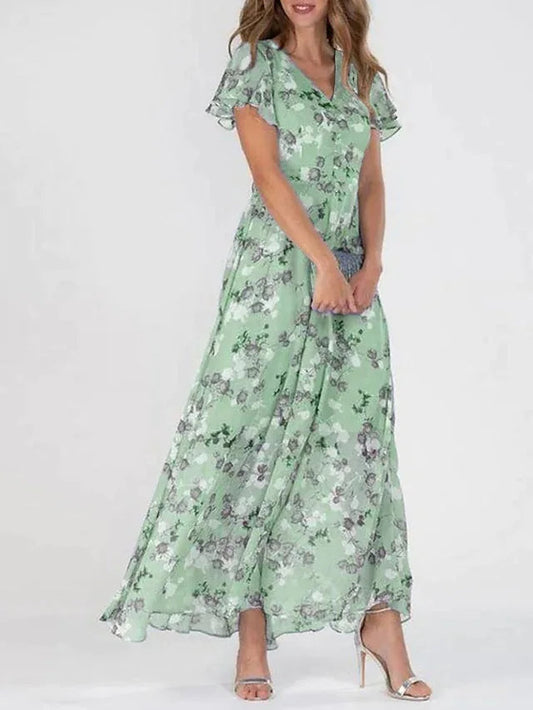 Zomerjurk met Kleurrijke Print – Luchtig en Vrouwelijk
