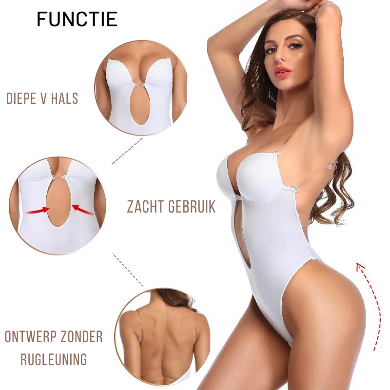 Rugloze Body Shaper – V-Hals & Onzichtbaar