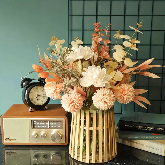 Elegante Zijdebloemen Set van 44 cm – Kunstmatige Bloemstukken