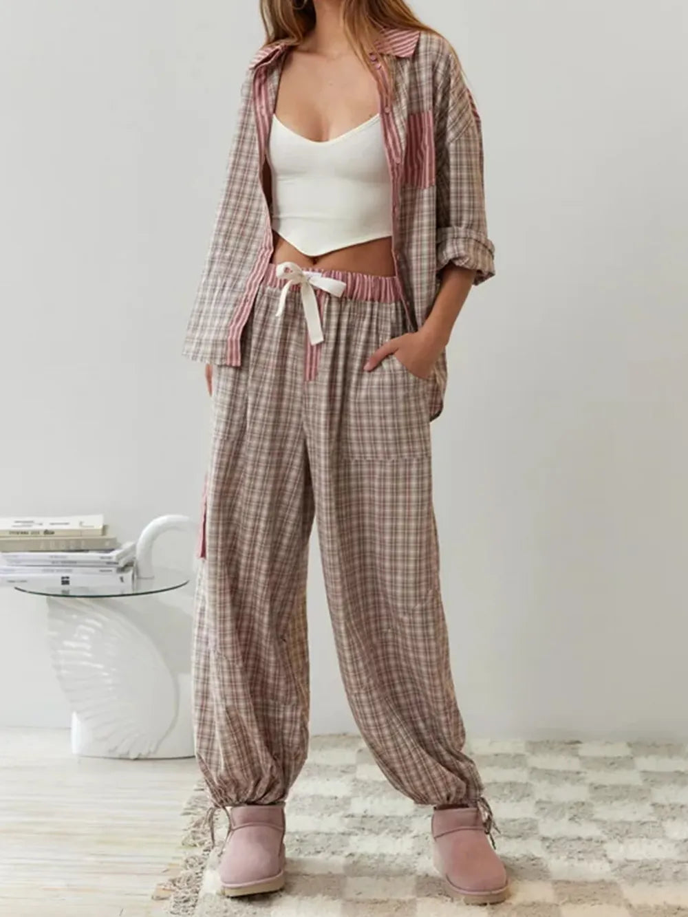 Dames Pyjama Set – Zacht & Comfortabel