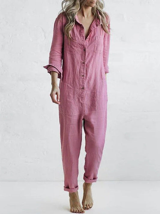 Linnen Jumpsuit voor Dames – Luchtig, Stijlvol & Praktisch