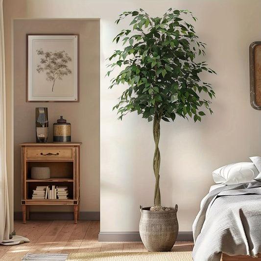 Zijdeachtige Kunstficusboom – Realistisch en Onderhoudsvrij (120–210 cm)
