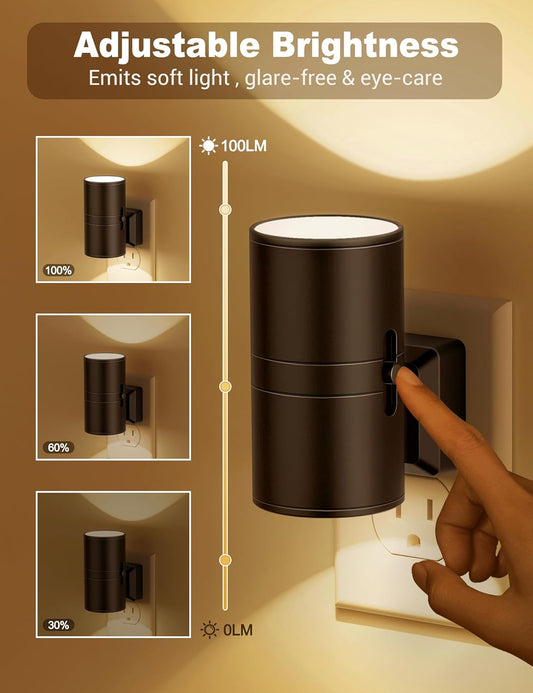 LED Nachtlamp met Schemersensor – Dimbaar & Energiezuinig