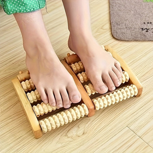 Houten Voetroller voor Ontspanning en Spierontlasting