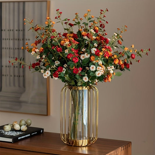 Set van 16 Levensechte Kunstrozen – 75 cm Hoog