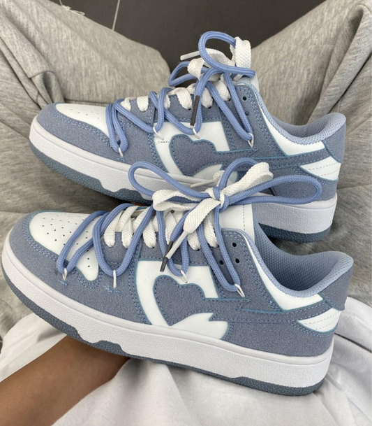 Sneakers met Hartdetail – Comfort en Stijl in Eén
