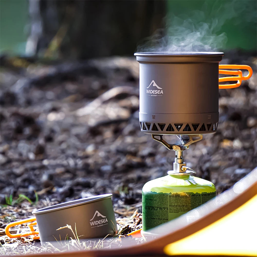Lichtgewicht Outdoor Kookset - 1.3L/2.3L Camping Pannen voor Avonturen-Novormo