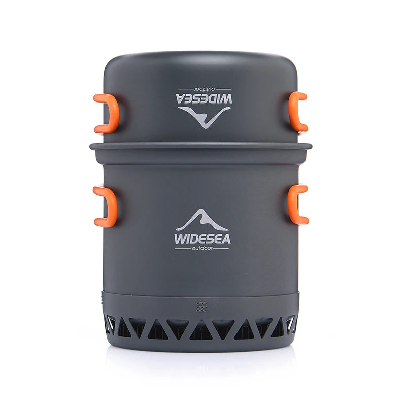 Lichtgewicht Outdoor Kookset - 1.3L/2.3L Camping Pannen voor Avonturen-Novormo