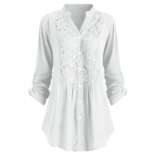 Luchtige Damesblouse – Pofmouwen & Perfect voor de Zomer
