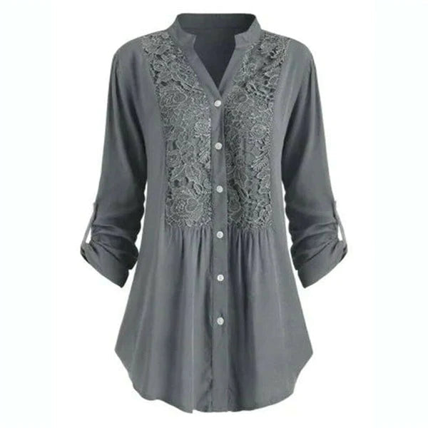 Luchtige Damesblouse – Pofmouwen & Perfect voor de Zomer