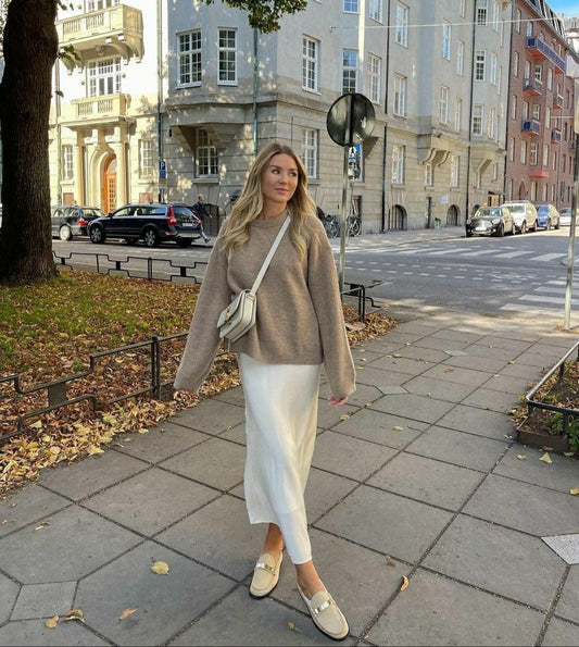 Satijnen Maxi Rok - Elegant & Comfortabel