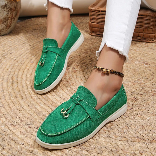 Suède Loafers voor Dames – Comfortabel & Elegant Instapmodel