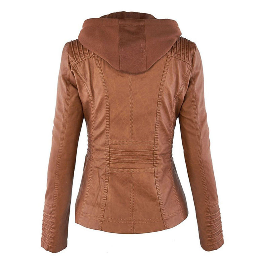 Dames Leren Zomerjas – Licht & Perfect voor Warme Dagen