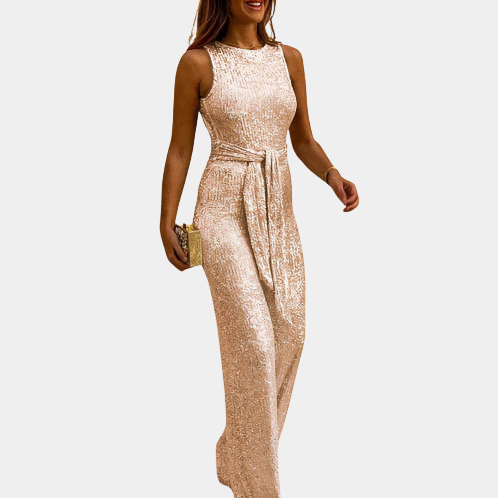Zomerse Glitter Jumpsuit | Elegant & Feestelijk