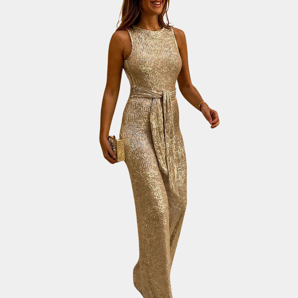 Zomerse Glitter Jumpsuit | Elegant & Feestelijk