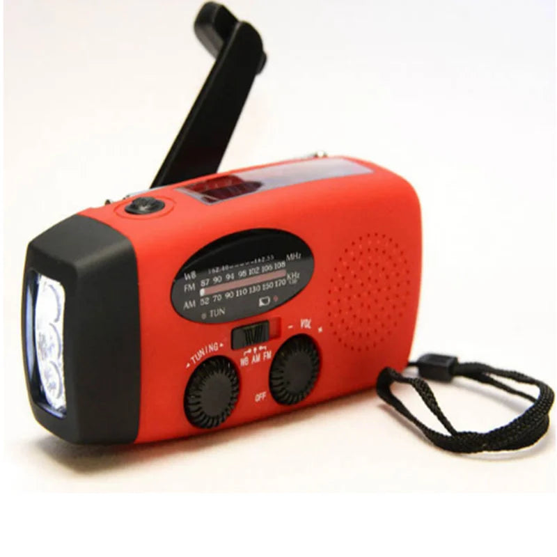 Noodradio met Zaklamp & Powerbank – Voor Nood & Camping