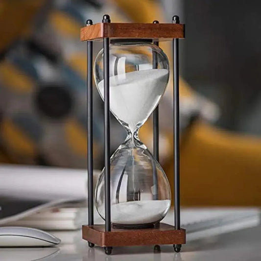 Elegante Zandloper Klok van 60 Minuten – Decoratief en Functioneel