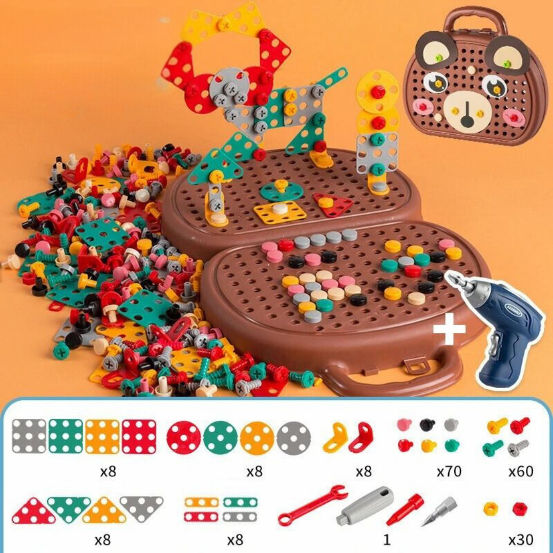 Educatieve Bouwset voor Kinderen – Creatief & Motorisch Ontwikkelend