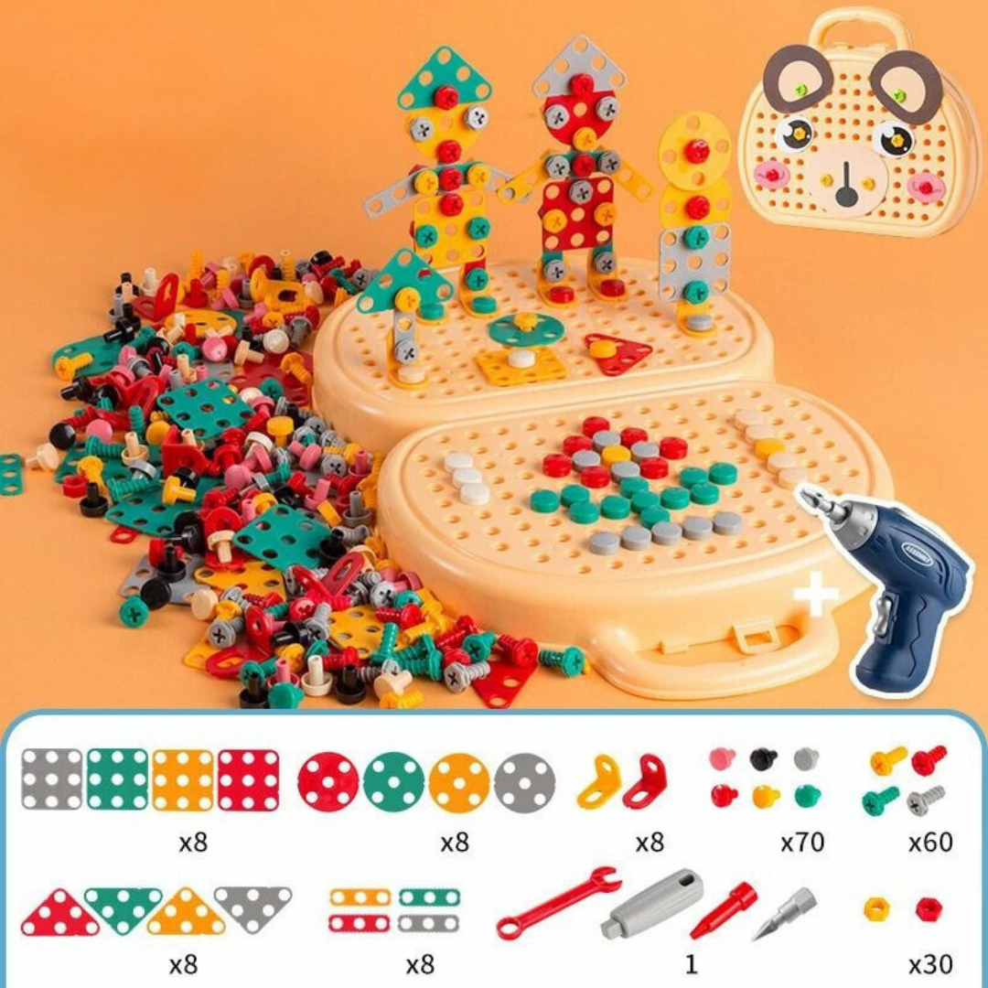 Educatieve Bouwset voor Kinderen – Creatief & Motorisch Ontwikkelend