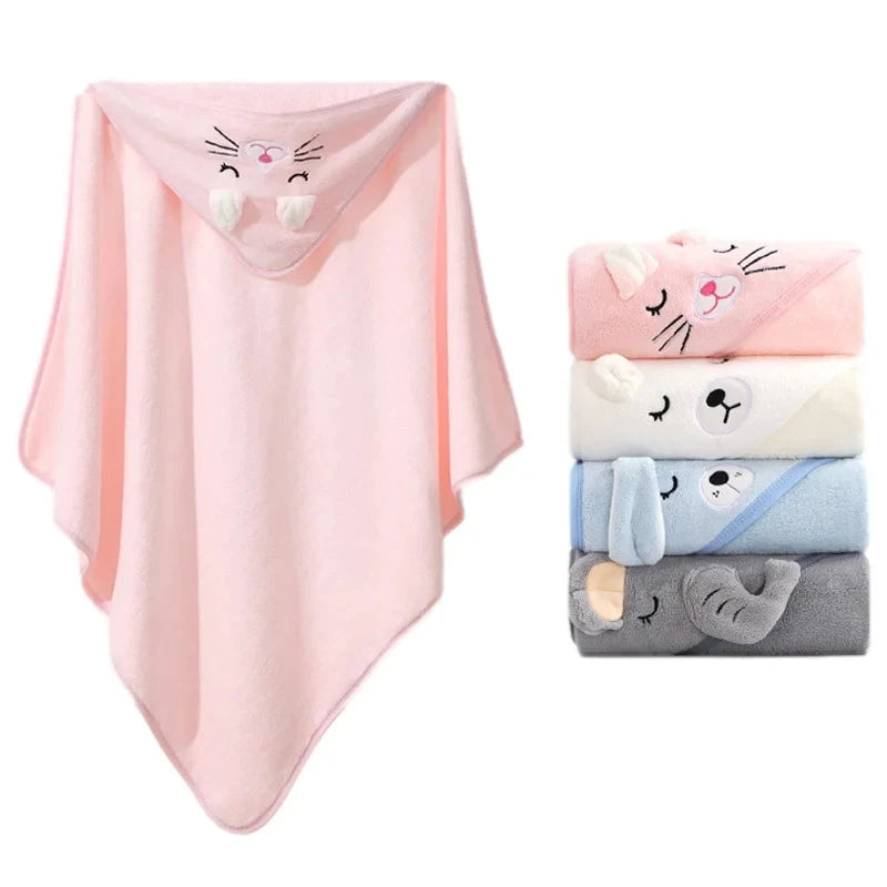 Baby Badcape – Zacht met Capuchon-Novormo