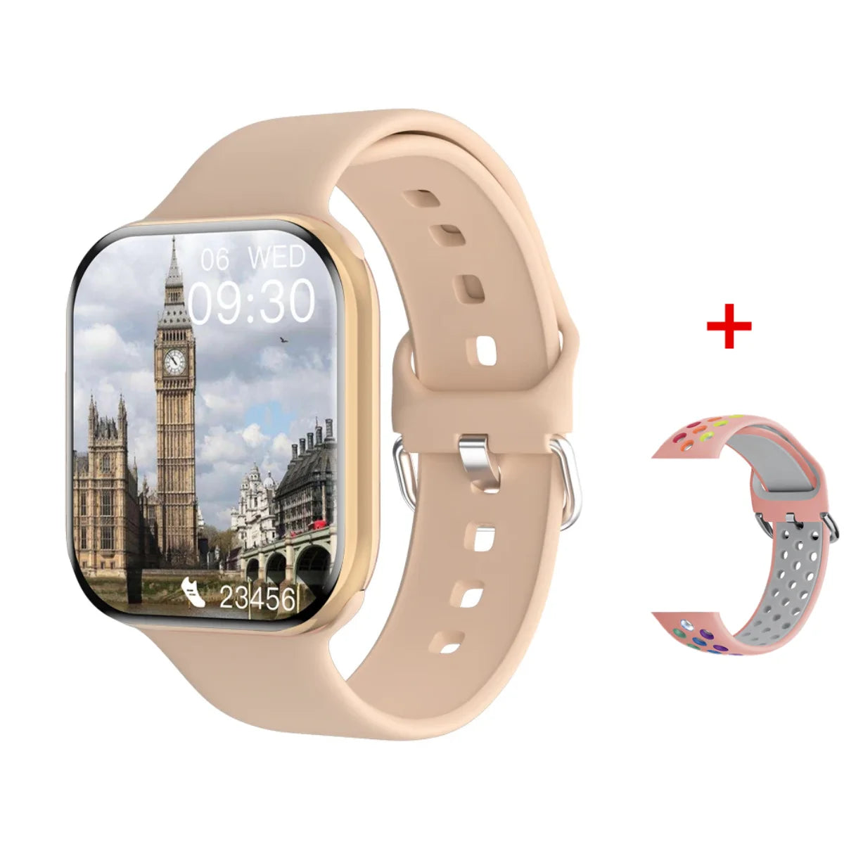 Smartwatch met Gezondheidstracking & Bluetooth Bellen - 1,9 Inch HD Display-Novormo