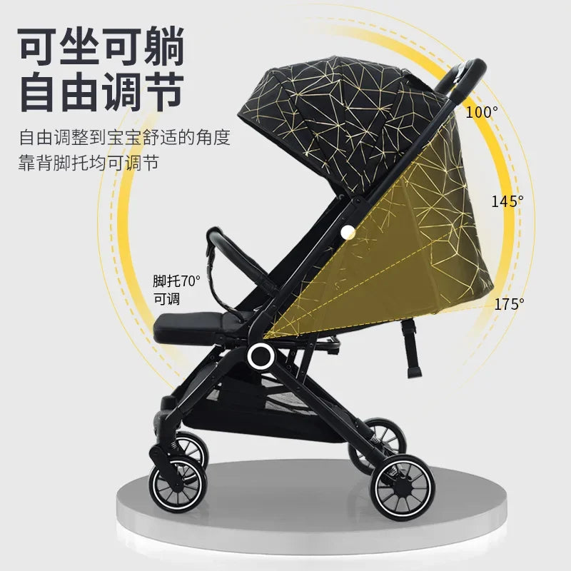 Opvouwbare Kinderwagen – Licht & Schokdempend-Novormo