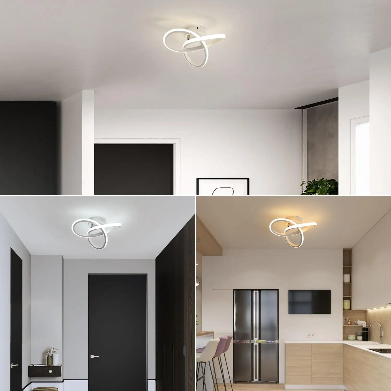 Moderne LED Plafondlamp 20W - 2200LM & 3 Kleurtemperaturen-Novormo